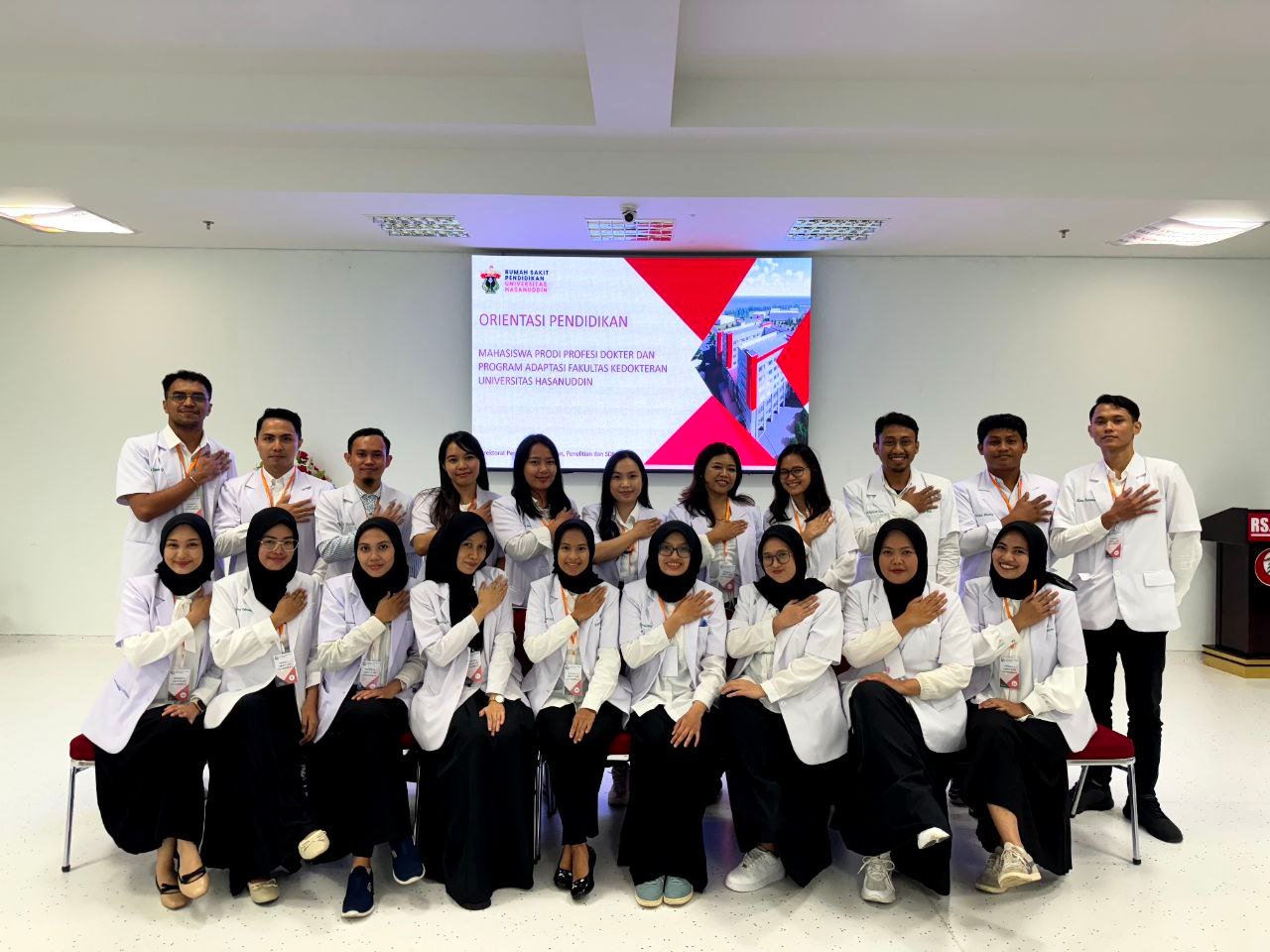 Rumah Sakit Pendidikan Universitas Hasanuddin Melaksanakan Kegiatan Orientasi Pendidikan dan Pra Rotasi Mahasiswa Program Pendidikan Profesi Dokter dan Program Adaptasi